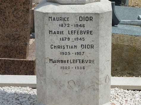 christian dior cause of death|where is christian dior buried.